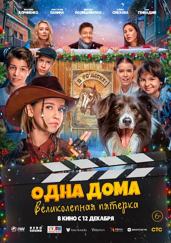 Постер Одна дома: Великолепная пятерка (2024)
